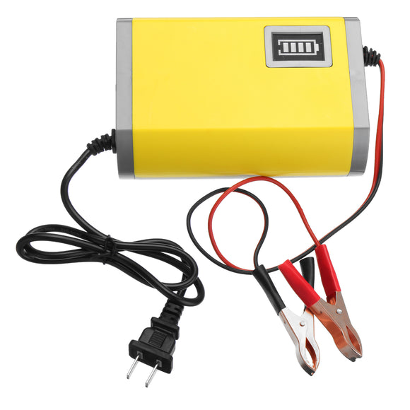 12V 24AH-63AH Smart LED Car Motorcycle Battery Charger