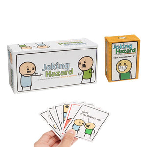 Joking Hazard Game Card Kickstarter Cyanide And Happiness Box + Expansion 1 Party Fun Toys