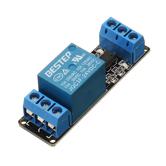 BESTEP 1 Channel 24V Relay Module Optocoupler Isolation With Indicator Input Active Low For Arduino