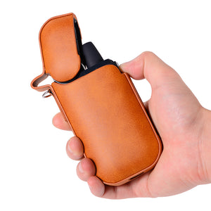 Men Faux Leather iQOS  Electronic Cigarette Case Cigarette Holder