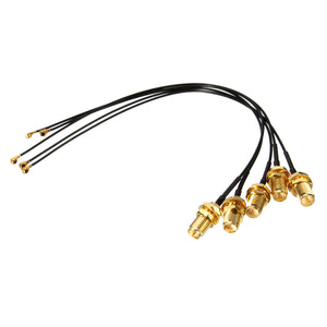 Mini RP-SMA to IPX Pigtail Antenna WiFi Cable Jack Male SMA to IPX Extension Cord Connector Line