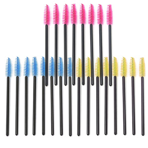 100pcs Disposable Eyelash Brush Mascara Applicator Wand Cosmetic Makeup Tool