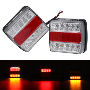 2pcs 4 Inch 26 LED Stop Tail Light Kit Boat Truck Car Trailer Brake Reverse Light Mairne Lamp Waterproof