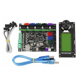 MKS Gen-L Mainboard+MINI12864 RGB Backlight LCD Display DIY Kit Support Marlin for Reprap 3D Printer