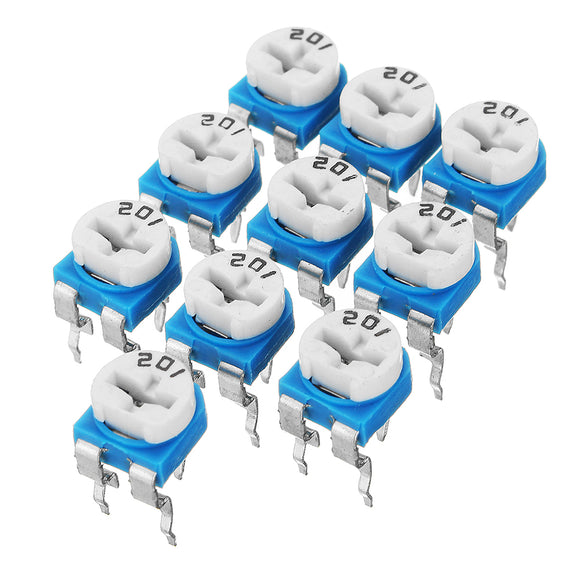 130Pcs Trimming Potentiometer Adjustment 100ohm-1Mohm RM065 Variable Resistors Assortment Kit