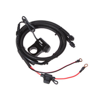 BOSMAA MK2W 12V Motorcycle Led Light Switch Wire Harness ATV Handlebar Fog Spotlight On Off Switch