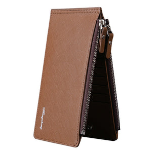 Men Phone Wallet Credit Card Holder Slim Long Wallet with 17 Card Slots & 5.5 Phone Pocket"