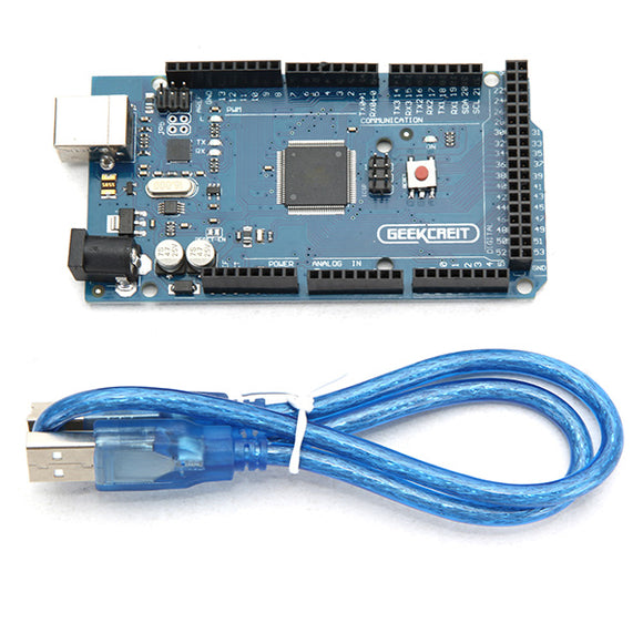 Geekcreit MEGA 2560 R3 ATmega2560-16AU MEGA2560 Development Board With USB Cable For Arduino