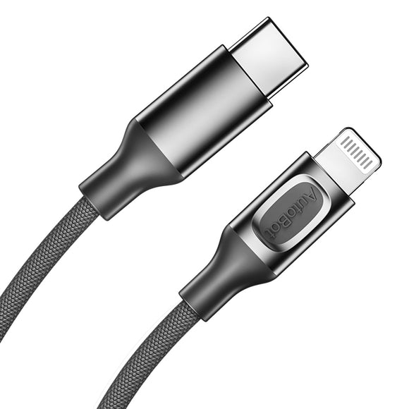 ROCK A1 3A Type C to MFI Certificated Lightning PD Fast Charging Data Cable For iPhone 8 Plus X XS Max iPad Air iPod