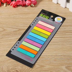 Colorful Notebook Note Index Paper Card Sticker Note Memo for School Office Supplies