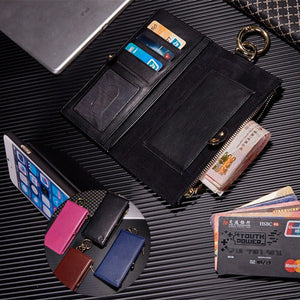 Multifunctional Removable PU Wallet Case Cover With Buckle For Samsung Galaxy S7