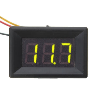 5pcs Green 0.36 Inch DC 0-30V 3 Wire LED Volt Meterr Digital Display Panel Volt Meterr