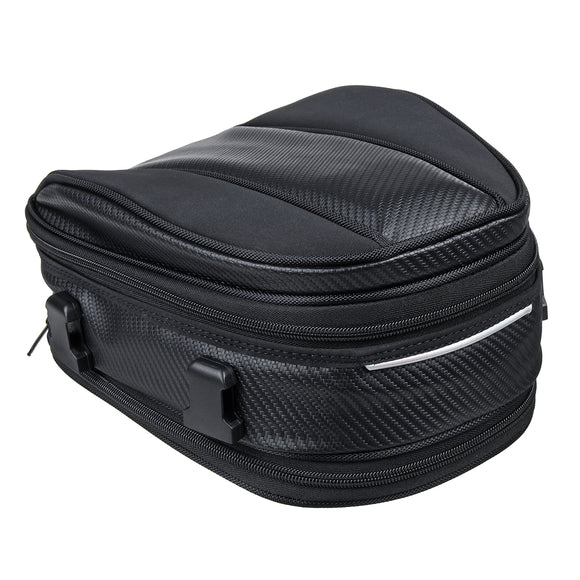 Waterproof Motorcycle Motorbike Reflective Rear Seat Saddlebags Helmet Luggage Storage Bag