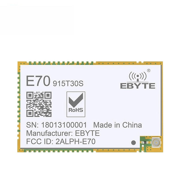 Cleqee-2 E70-915T30S CC1310 1W SoC SMD UART 915MHz IPX Interference Transceiver Wireless Receiver RF Module