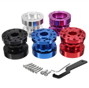 6 Bolts Universal Adjustable Racing Steering Wheel Hub Adapter Extender