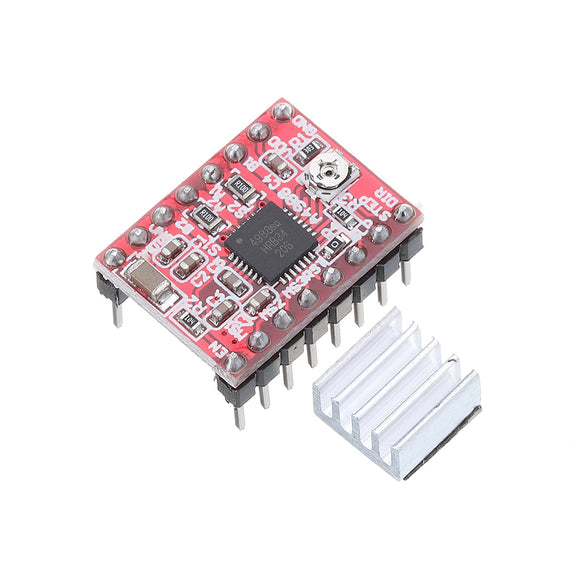 2pcs A4988 Driver Module Stepper Motor Driver Board with Heatsink