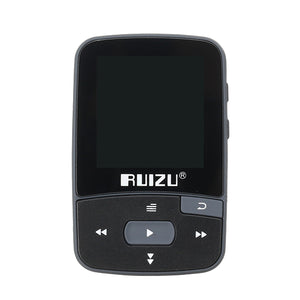 Ruizu X50 Sport Clip Bluetooth MP3 Music Player Support TF Card FM Radio Recording E-book Pedometer