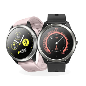 Bakeey F11 ECG+PPG Heart Rate BP O2 Monitor 1.22inch Large Display bluetooth Music Camera Weather PushIP68 Wateproof Smart Watch