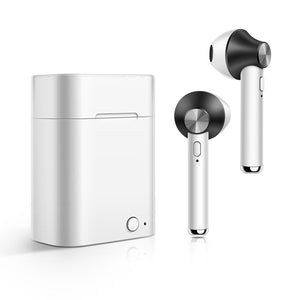 Mini Portable TWS True Wireless bluetooth 5.0 Headset HiFi Automatic Pairing Stereo Headset Earphone with Mic