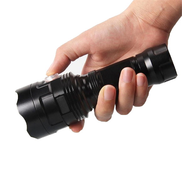 T18U 18X T6 LEDs 6Modes Super Bright Tactical Flashlight USB Charging Portable Outdoor Torch