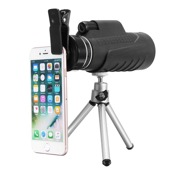 Panda 10x52 Monocular Mobile Phone Bird Watching Telescope HD Optical Lens BAK4 Prism