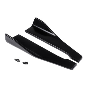 Universal Car Mudguards Fit Front Rear Bumper Lip Splitters Winglets Canards side skirt