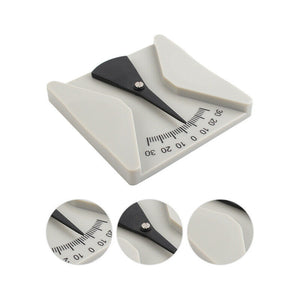 2pcs Eyeglasses Angle Ruler Measuring Tool Protractor Pantoscopic Angle Meter