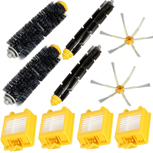 10Pcs Filters Brush Pack Big Kit for iRobot Roomba 700 Series 6 Armed 760 770 780