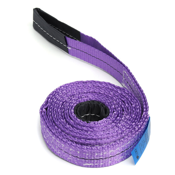 3m 1000kg Wide Duplex Webbing Pulling Lifting Sling Strop Tow Strap 1 Ton 35mm Width