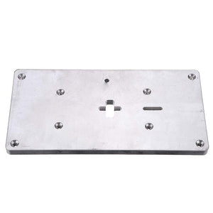 Aluminum Plunge Router Table Insert Plate Small Size Multifuctional Household for Jig Saw