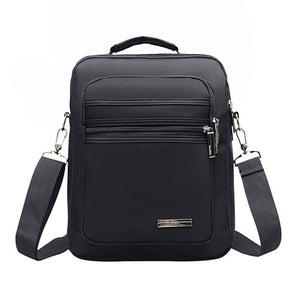 Men Nylon Outdoor Casual Waterproof Large Capacity Multi-function Crossbody Bag