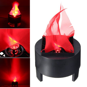 Halloween 3W Prop LED Fake Flame Lamp Torch Flood Light  Fire Pot Home Decor AC85-260V