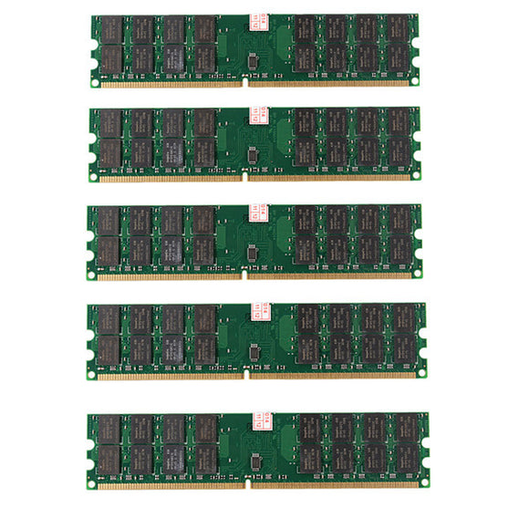 5 PCS 4GB DDR2 800MHZ PC2-6400 240 Pins Desktop PC Memory AMD Motherboard