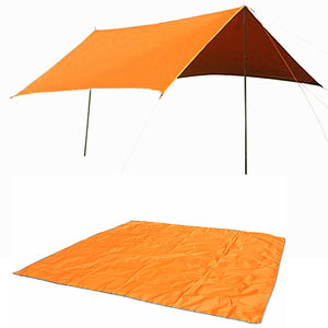 Naturehike NH15D005-X 3-4 Persons Sunshade Tent Mat Oxford Sun Shelter Ground Cloth Shed Canopy With Pouch