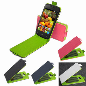 Hit Color Flip PU Leather Protective Case Cover For Cubot GT95