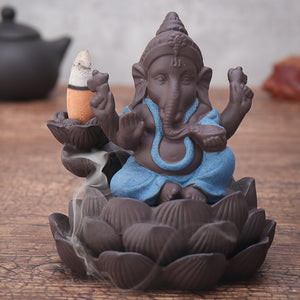 Southeast Asia Elephant Backflow Incense Ganesha Burner Incense Home Decorations