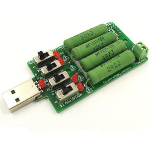 USB DC Electronic Load High Power Discharge Resistance Resistor Adjustable 4 Kind Current