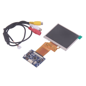 3.5 Inch TFT LCD 320*240 Display Module DC12V Driver Board Two Channel Video Input