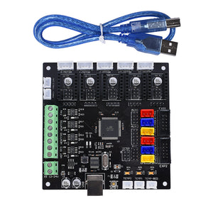 BIQU KFB2.0 Controller Board Motherboard With USB Cable For 3D Printer Reprap Mendel Kossel