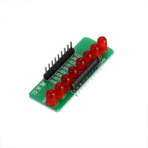 5pcs 8 Way Water Light Marquee 5MM RED LED Light-emitting Diode Single Chip Module Diy Electronic MCU Expansion Module