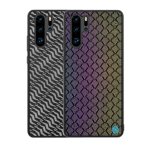 NILLKIN Woven Polyester Mesh Reflective Anti-fingerprint Protective Case for HUAWEI P30 Pro 2019