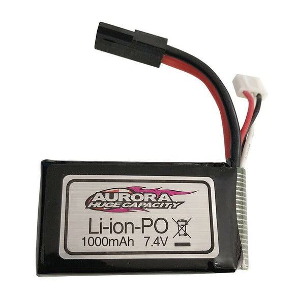 Xinlehong Upgraded 7.4V 1000mAh 30C 2 Cell Lipo Battery for 9130 9136 9137 1/16 RC Vehicles Parts