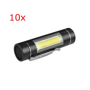 10pcs XANES 1516 T6 1000Lumens Portable Brightness EDC LED Flashlight 1*14500 or 1*AA