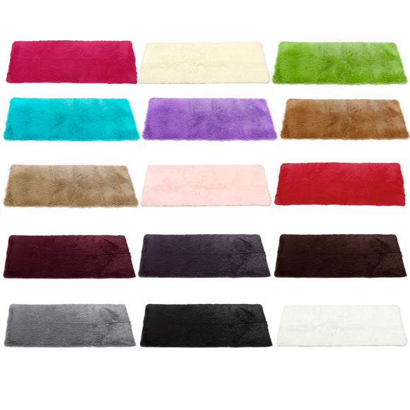 160cm x 60cm Floor Mat Cover Anti-skid Shaggy Area Rug Yoga Mats Home Living Room Bedroom Square Carpet