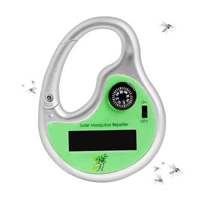 Solar Electronic Mosquito Repeller Ultrasonic Mosquito Pest Killer Outdoor Compass