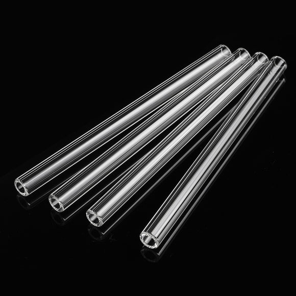 4Pcs Borosilicate Glass Blowing Tube 150mm x 10mm x 2.2mm