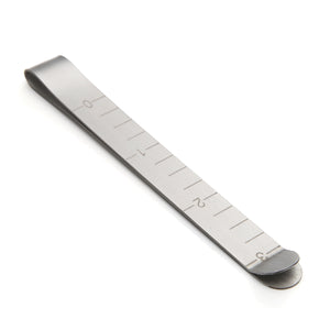 12Pcs 11cm Hemming Clips Measure Pin Hem Clip Marking Ruler Guides Stainless Steel with Scale