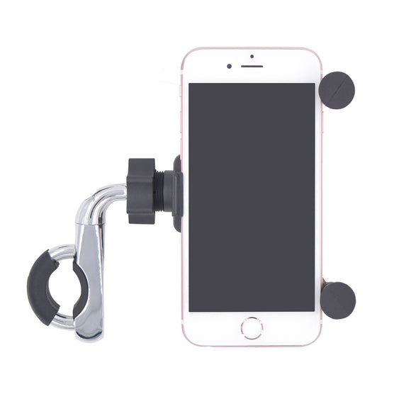 Universal Motorcycle Motorbike Bike Phone Mount Holder K Grip Clamp USB Charger