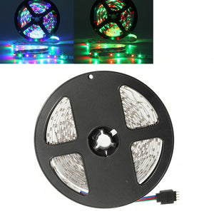 3X 5M 300LEDs SMD 3528 Flexible RGB LED Strip Light Non-Waterproof 12V