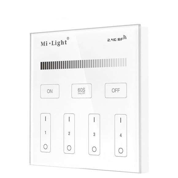 Milight T1 4-Zone Brightness Dimming Smart Panel Remote LED Strip Light Controller AC180V-240V